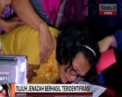 7 Jenazah Korban Lion Air Teridentifikasi di RS Polri Diserahkan ke Keluarga