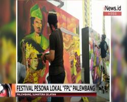 Aksi Para Seniman di FPL Palembang Curi Perhatian saat Lomba Mural