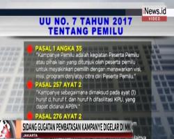 Belenggu Hak Politik Partai Baru, MK Gelar Gugatan UU Pembatasan Kampanye