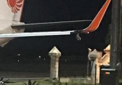 Sayap Pesawat JT 633 Tabrak Tiang di Bengkulu, Begini Kronologinya