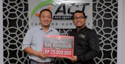 PT Mobil Satu Asia Serahkan Donasi untuk Korban Gempa 