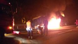 Truk Tangki Pertamina Terbakar di Tol Jakarta, 3 Orang Tewas