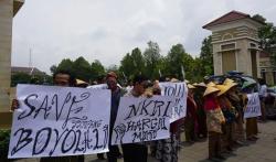 Dukung Warga Boyolali, Massa Gelar Aksi Aku Tampang Gunungkidul