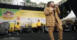 Lantunkan 7 Lagu Hits, Via Vallen Sukses Goyang Panggung FPL Jakarta