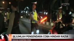 Begini Kejadian Unik Pengendara Motor saat TNI-Polri Gelar Razia di Asahan