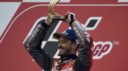 Andrea Dovizioso Semringah Bisa Menang di GP Valencia