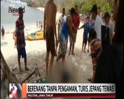 Wisatawan asal Jepang Tewas Tenggelam di Pantai Watu Karung Pacitan