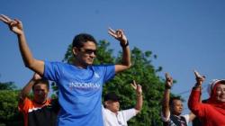 Kunjungi Wonosobo, Sandi Senam Goyang 2 Jari Bersama Ratusan Emak-Emak