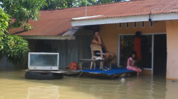 Ratusan Rumah Warga di Witayu Pekanbaru Terendam Banjir