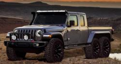 Beredar Tampang Sangar Jeep Gladiator 6x6