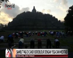Asyiknya Yoga dan Meditasi Bersama di Candi Borobudur
