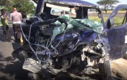 3 Mobil Tabrakan Beruntun di Jalur Nganjuk-Surabaya, 3 Orang Luka-Luka