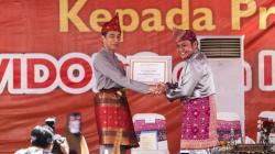 Presiden Jokowi Dianugerahi Gelar Rajo Balaq di Palembang