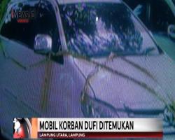 Polisi Temukan Mobil Dufi dan Tersangka Pembuang Jasad Korban