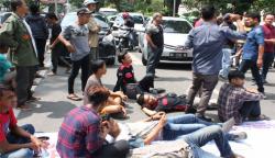 Tuntut Manager Adolina PTPN VI Dicopot, Massa Blokade Jalan di Medan