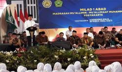 Hadiri 1 Abad Muallimin, Jokowi: Perbedaan Itu Sunatullah