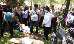 Polres Bantul Reka Ulang Kasus Pembakaran Mayat