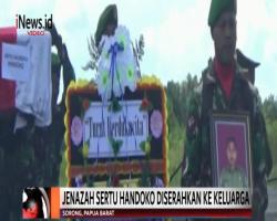 Dimakamkan, Sertu Handoko Dapat Kenaikan Pangkat Luar Biasa Satu Tingkat