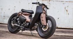 Lebih Berotot, Honda Super Cub Dibikin Cafe Racer