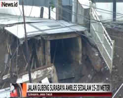 Kronologi Jalan Raya Gubeng di Surabaya Ambles