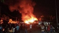 Kios Kembang Api di Kawasan Expo Waena Terbakar, 1 Balita Meninggal