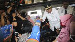Libur Panjang, Menhub Cek Pelayanan Stasiun Senen