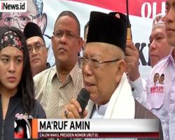 Kirim Bantuan, Ma'ruf Amin Akan Kunjungi Lokasi Bencana Tsunami