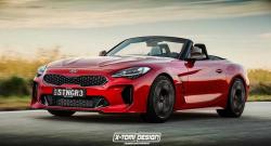 Begini Wajah Kia Stinger bila Disulap Bergaya BMW Z4