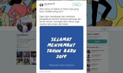 Jokowi Ucap Selamat Tahun Baru, Ma'ruf Harap Keberuntungan Segala Sisi