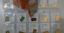 Harga Emas Antam Akhir Pekan Turun Jadi Rp970.000 per Gram