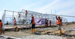 1.200 Hunian Sementara untuk Korban Gempa Sulteng Bisa Dihuni Desember