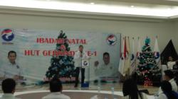 HT Hadiri Ibadah Natal dan HUT Gerkindo yang Pertama