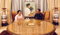 Mega Sajikan Es Kelapa Merah Putih ke Jokowi, Ini Alasannya