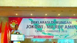 Luhut Bersama Cakra 19 Deklarasi Dukung Jokowi-Maruf Amin