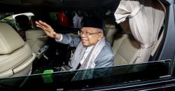 Ma'ruf Amin Hadiri Rapat di Kantor Pusat Huria Kristen Batak Protestan