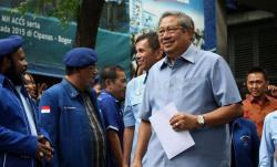 Nyoblos Pilkada di Cikeas, SBY Berharap Aparatur Negara Netral