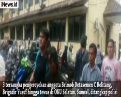 Polisi Tangkap 3 Pengeroyok Brigadir Yusuf di Sumsel, 2 Pelaku Masih Buron
