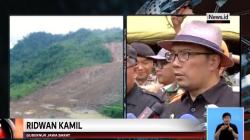 Ini Pernyataan Ridwan Kamil saat Meninjau Lokasi Longsor di Sukabumi