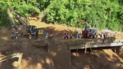 Jembatan Sidua-dua Tertimbun Longsor, Akses ke Danau Toba Terganggu