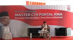 Cawapres Ma'ruf Amin Resmikan Portal Relawan Master C19 KMA