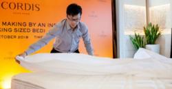 Rapikan Kasur 69 Detik, Karyawan Cordis Raih Guinnes World Records