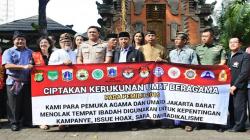 Tokoh Lintas Agama Jakbar Tolak Tempat Ibadah Jadi Ajang Kampanye