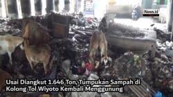 Kolong Tol Wiyoto Tanjung Priok Kembali Dipenuhi Sampah