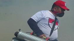 Bantu Warga, Caleg Perindo Rudi Zulham Fogging 13 Dusun di Deliserdang