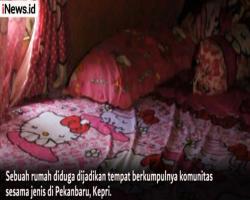 Polisi Geledah Rumah Diduga Tempat Komunitas Sesama Jenis di Pekanbaru