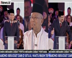 Begini Momen Unik dan Lucu dalam Debat Capres-Cawapres Semalam