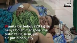 Begini Kondisi Perempuan Obesitas 220 Kg di Palangkaraya yang Sempat Viral