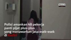 Razia 6 Panti Pijat Plus-Plus di Kediri, Polisi Amankan 48 Pekerja Seks