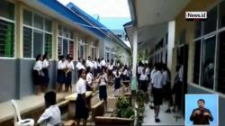 Diguncang Gempa, Begini Kepanikan Siswa SMPN I Waingapu Sumba