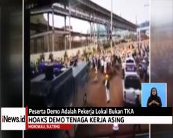 Heboh Demo Buruh TKA China di Morowali Viral, Polda Sulteng Sebut Hoaks